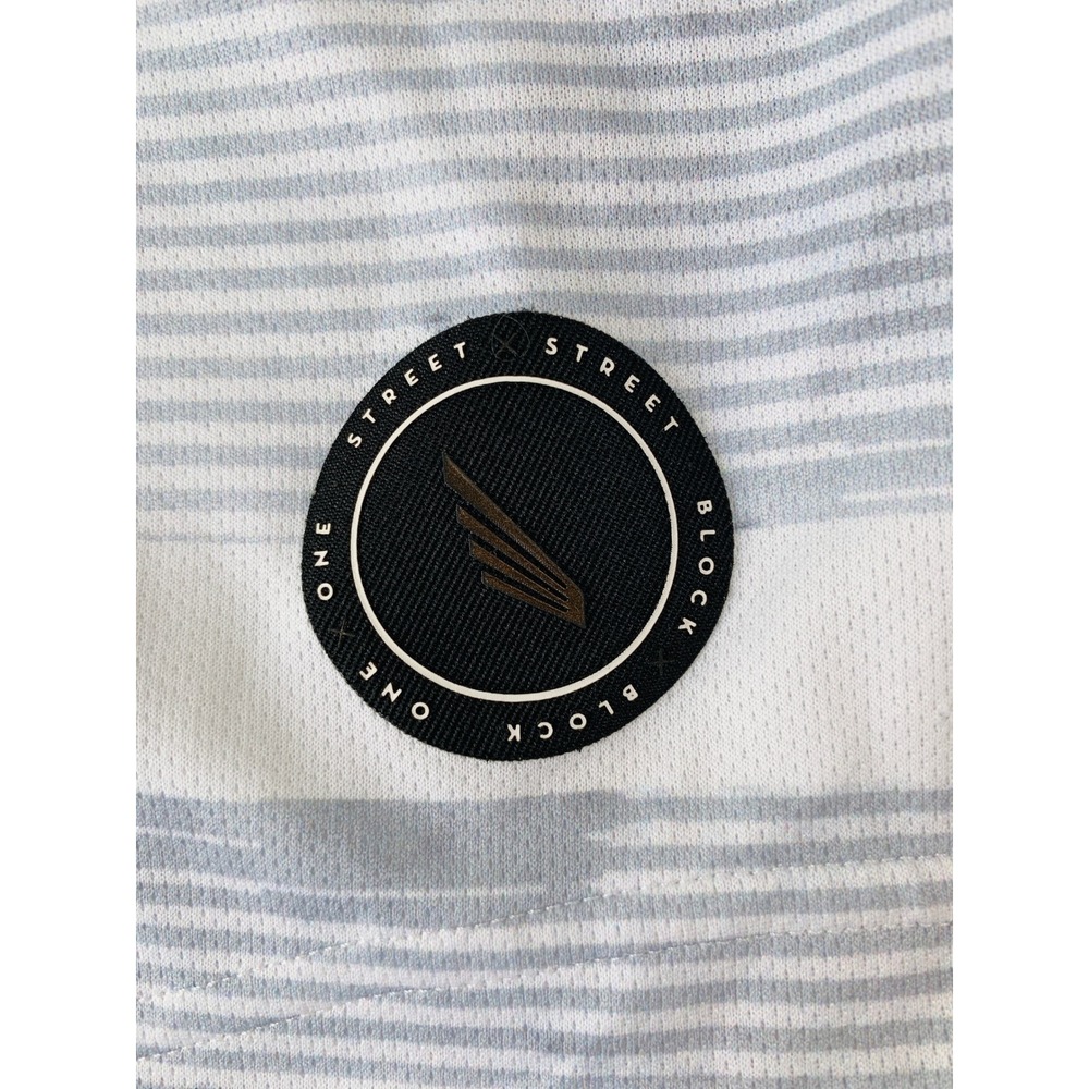 Adidas Los Angeles LAFC Away Authentic Mens Soccer Jersey White Gray 2XL - Picture 8 of 16